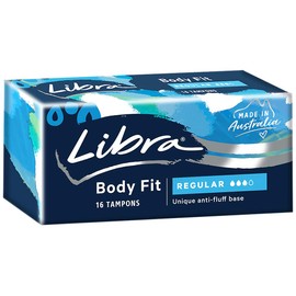 Libra Body Fit Regular Tampons - 16 pack