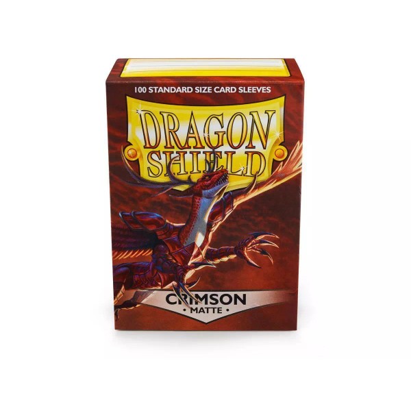 Dragon Shield Matte Crimson Case Display Dragon Shield Standard Size
