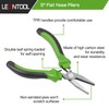 LEONTOOL 5 Inch Flat Nose Plier Smooth Jaw Flat Nose