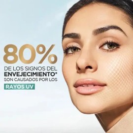 Crema Facial Loréal Paris Uv Defender Anti-brillo Color Medio 40g                                                                                     