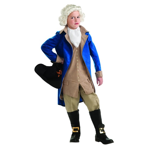 Rubie's Child's Deluxe George Washington Costume, Medium
