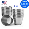 Unbranded 4 oz Sauce Cups Stainless Steel Condiment Portion Cup