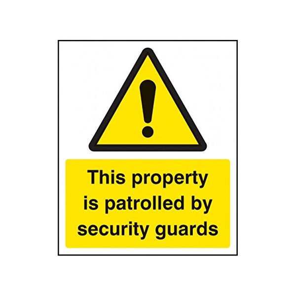 Caledonia Signs 11730H This Property is Patrolled by Security Guards