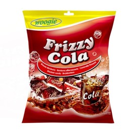 Woogie Frizzy Cola Shower Hard Caramels with Coke Flavour 170 g
