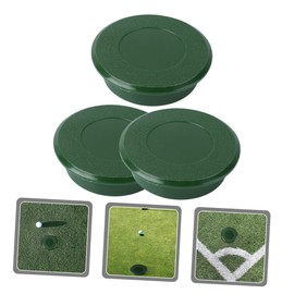 Parliky 3pcs Golf Putting Hole Cup Cover Durable Golf Practice Tool for Outdoor Training Enhances Putting Skills for Backyard and Driving Range Use
