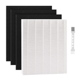 NXBHG Replacement Filter for Winix D480, Replacement Filter D4, 1 Pack Replacement D4+3 Pack Activated Carbon Filters, Part Number 1712-0100-00