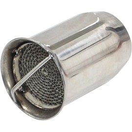 TOTMOX Universal Motorcycle Noise Reducing Stainless Steel Motorcycle Exhaust Muffler DB Killer Muffler