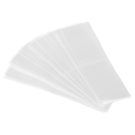 PATIKIL 122x35mm PVC Perforated Shrink Bands, 500Pcs Heat Shrink Wrap for Bottles, Jars, Cans and Tins Fits Cap Diameter 2.95 to 2.99", Clear