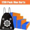 POKONBOY 1200 Pack Refill Darts Compatible with Nerf Guns, Refill