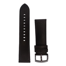 Emporio Armani Men's Watches 22 mm Black Leather Original Replacement Strap for AR2461, black, Strap.