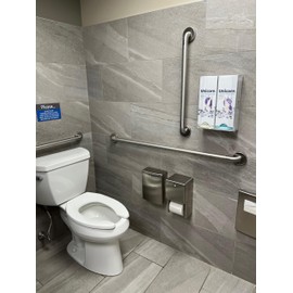 Unicorn Acrylic Wall Mounted Bathroom Dispenser Starter Kit Including One Cartridge 60 Count Organic Cotton Tampons & One Cartridge 40 Count Organic Cotton Pads