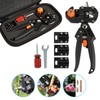 Ballery Grafting Tool Kit, Garden Grafting Scissors Grafting Scissors Ratchet