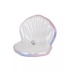 Poolcandy Inflatable Pool Float Giant Oyster Shell Lounge &Glitter Beach