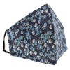 Zac's Alter Ego Blue Floral Print Cotton Face Mask/Cover