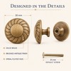 Antique Brass Cabinet Handle, Vintage Drawer Pull for Cabinets, Wardrobes,
