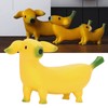 Banana Dog Sculpture Resin Funny Lovely Lightweight Banana Dog Art