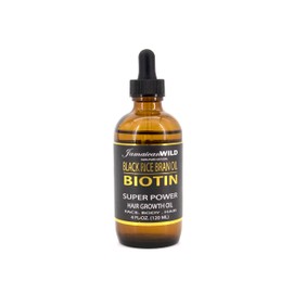 Jamaican Wild Black Rice Oil - BIOTIN | Super Power Hair Growth Oil for Face, Body & Hair (4 OZ)