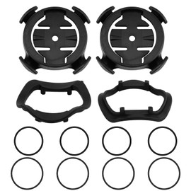 Bicycle Mount Compatible with Garmin GPS, Pack of 2 Bicycle Mount for GPS Bicycle Stopwatch Holder for Garmin Edge 130 200 500 510 520 530 800 1000, Robust Handlebar Mounts