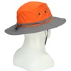 UPF50+ Fishing Hat with Reflective Strip Mesh Vents Adjustable Wide