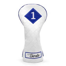 Golf Headcover Set of 4 Pieces/Single Item, Driver Cover, Fairway Wood Cover, Utility Cover, DR/FW/UT, Number Conversion Dug, Waterproof, Premium PU Leather, Golf Club Headcover, Simple Design (DR1 (1