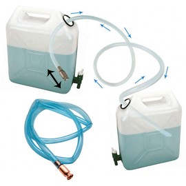 Riloer Gas/Fuel Jiggle Self Priming Syphon Hose Barrel Tank Siphon Pump Fuel Transfer