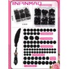 【B170】 Beads for DIY Projects: 15mm Round, Mixed Color, 30Qty