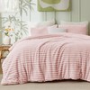 Bedsure Fluffy Comforter Set Queen - Super Soft Faux Fur