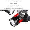Headlamps for XHP160 LED Bulb Type C Charging Telescopic Zoom