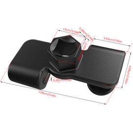 Wrench Extender Adaptor, Universal Wrench Extension Tool, 1/2 Inch Breaker Bar Wrench Extender Mechanics Tool,, Sturdy Alloy Steel, Easy to Tighten and Loosen, Improves Efficiency, Universal Size.