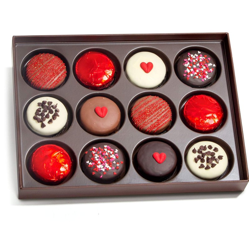 Sweet Love Chocolate Covered Oreos Dozen Gift Box