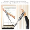 2PCS Pilates Double Loop Strap for Reformer Fitness D-Ring Straps