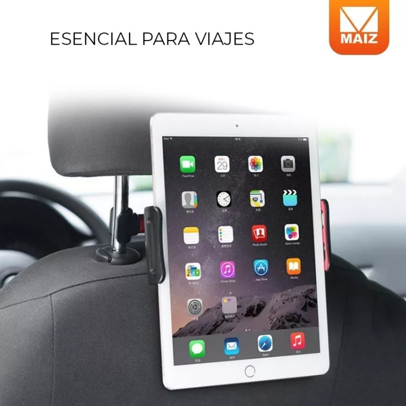 Maíz Soporte Base Porta Tablet Auto Cabecera Respaldo Ajustable
