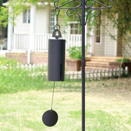 ASTARIN Wind Chimes for Outside Deep Tone Heroic Windbell Deep Resonance Serenity Bell Outdoor Decor for Patio,Yard,Porch,Garden(Matte Black)