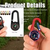 Pack of 10 compass children, compas keyring, colourful mini compass