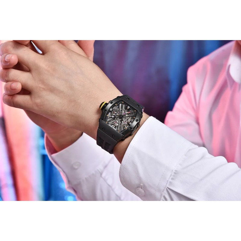 Reloj De Pulsera Analógico Ejecutivo Pagani Design Para Homb Correa