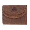 Greenburry 1798-25 Vintage Leather Mini Wallet, Handmade, brown, Vintage