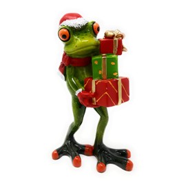 formano Set of 2 Decorative Figures Santa Claus Frogs Frog Gifts Height 15 cm