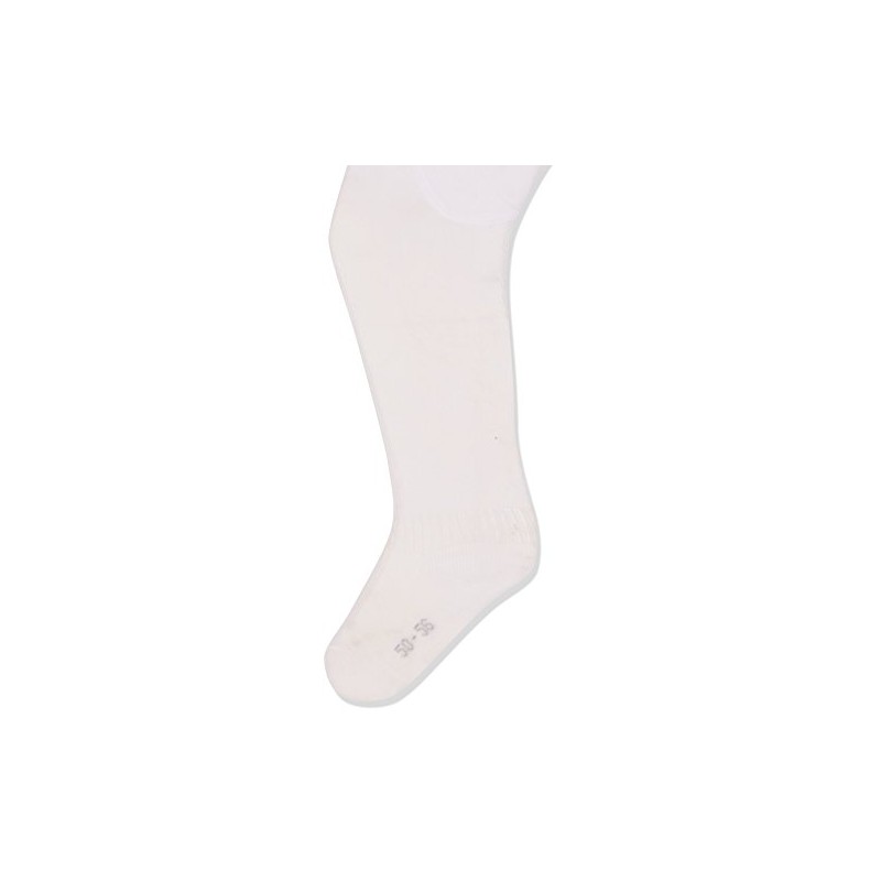 Camano Unisex Baby Tights with Soft Waistband, White (White 0001)