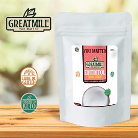 Eritritol endulzante premieum Great Mill 0 calorias 0 carbohidratos 500g