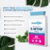 5-MTHF Methylfolate 1000mcg, 90 Capsules, 3 Month Supply, Active Folic