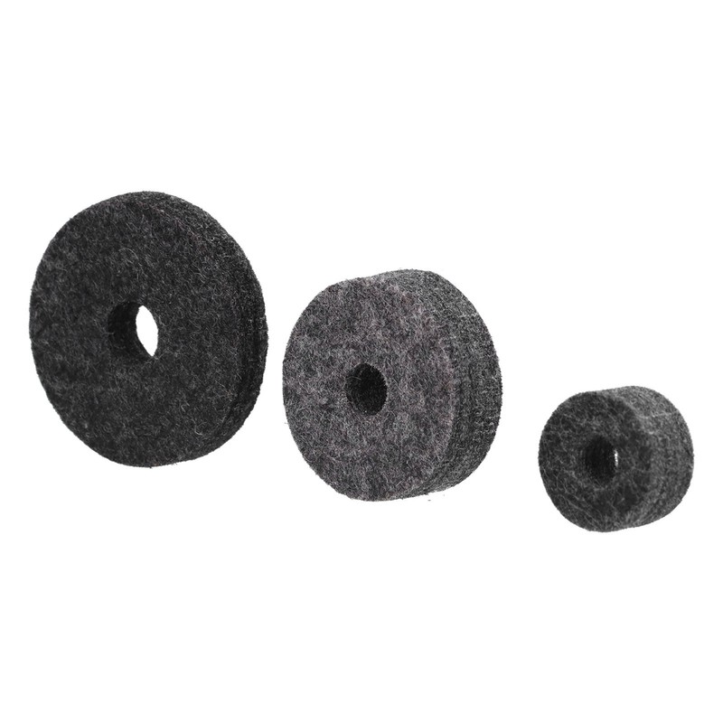 21Pcs Cymbal Felt Clutch Bracket Tube Drum Accessory with Stainless