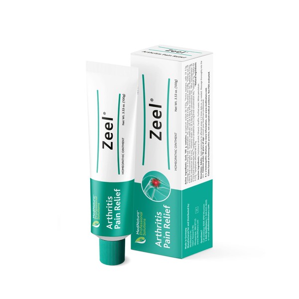 MediNatura Zeel Ointment Topical Relief of Arthritis Pain and Joint Stiffness - Arnica + 14 Active Ingredients - Made in Germany - 3.53 oz