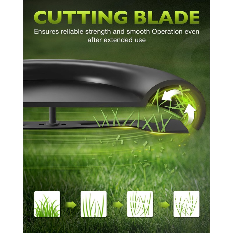 HQPASFY AB4200D Mower Blade Set of 2, 21" Mulch Lawn