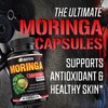 Organic Moringa Leaf Powder Capsules 8650mg - Plus Ashwagandha, Maca,