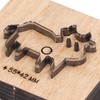 Cutting Die Cow Shape 55x42mm Leather Punching Mold Alloy Steel