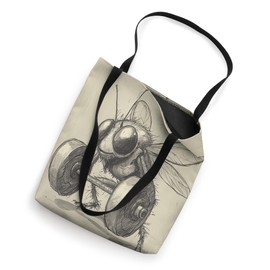 Abstract Wimpy Fly Lifting Barbell Weights Gym Bug Fit Art Tote Bag