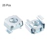 sourcing map 5/16-18 Cage Nut, 25Pcs Snap-in Cage Nuts, Carbon