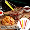 1000 Pcs Steak Markers - Colorful Plastic Meat Doneness Picks,