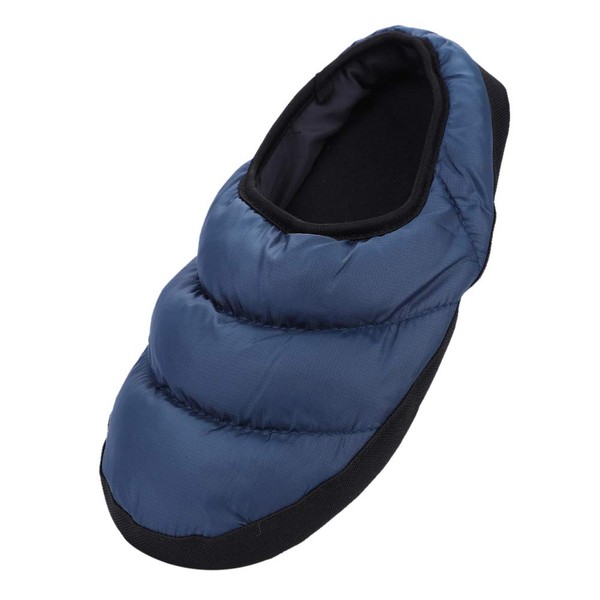 LONTG Down Slippers, Winter Room Shoes, Women's, Men's, Indoor Shoes, Outdoor, Lightweight, Silent, Anti-Slip, Heel Included, Slippers, Warm, Indoor Slippers, Cold Weather Boots, Office, Room Wear, Commercial Use, Guest Slippers, navy