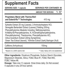 Termognico Hi Tech Black Widow 90 Capsulas Termogenicos Sin Sabor                                                                                     